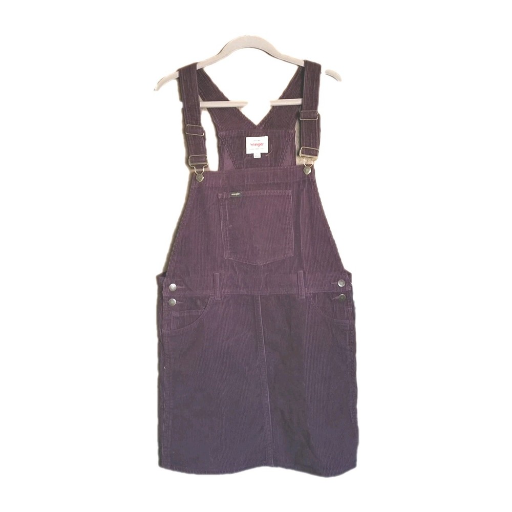NWT Wrangler Women's M Jumper Overall Purple Corduroy