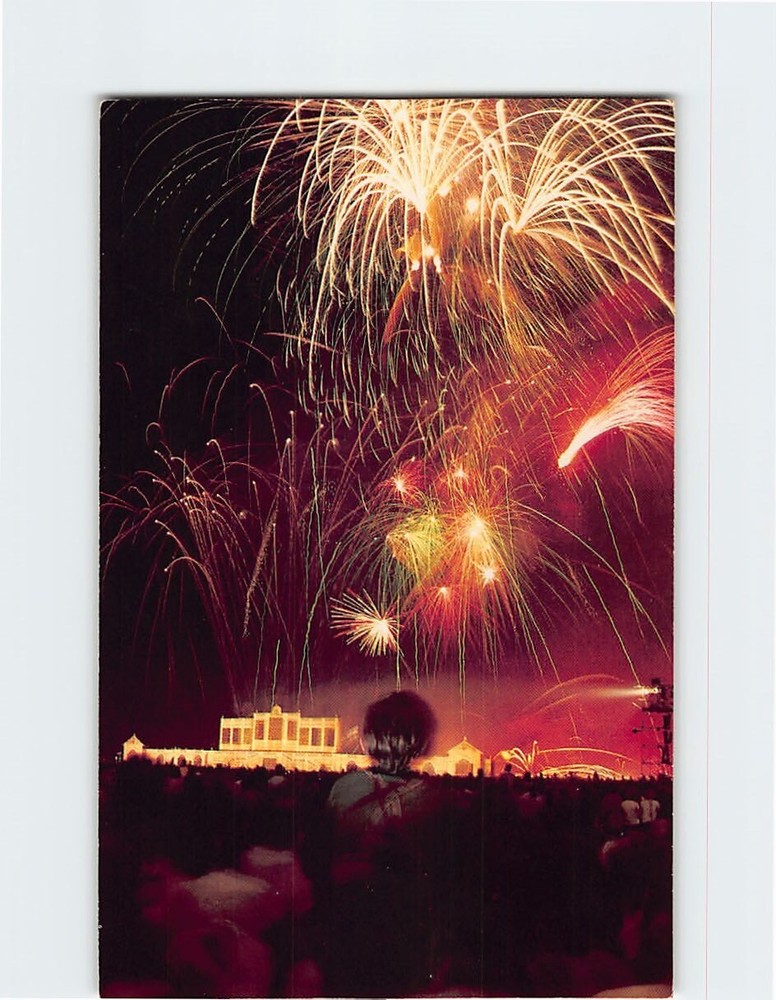 Postcard Fireworks Hyde Park London England