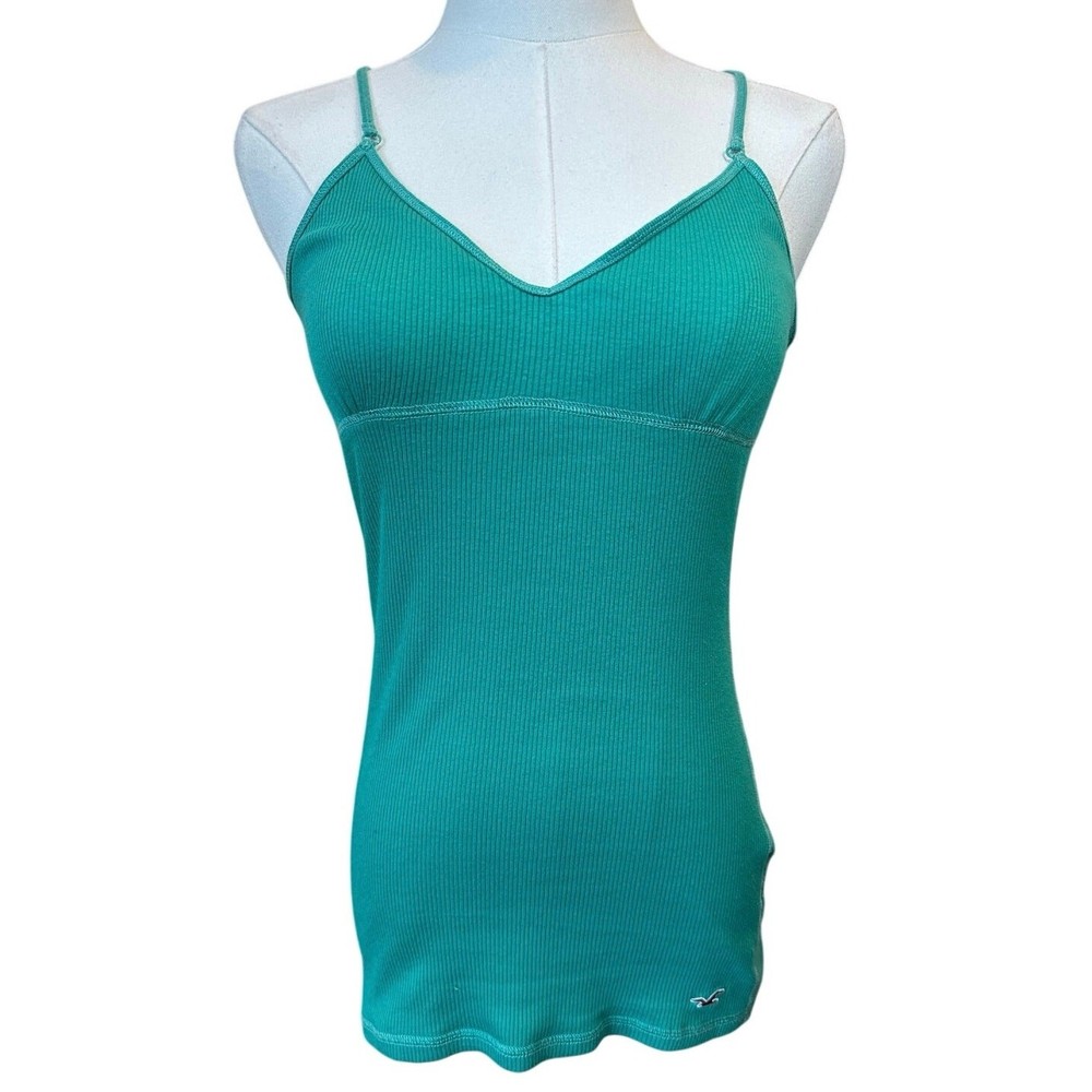 Hollister Vintage Y2K Ribbed Slim Fit Tank Top Women’s Medium Bella Swan