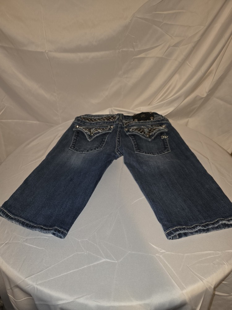 Miss Me Stretch Mid Rise Women's Jean Bermuda Shorts 29 Style JP5002M54