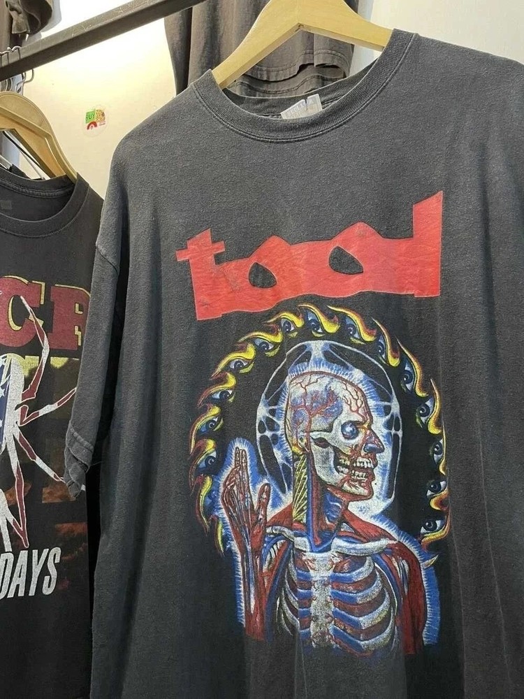 Tool 2001 Band Rare Design Black Short Sleeve Unisex T shirt Reprint WA2230