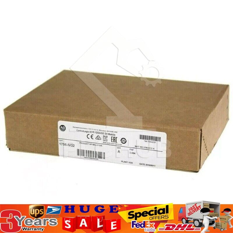 New Sealed Allen-Bradley 1756-IV32 ControlLogix DC Digital Input Module