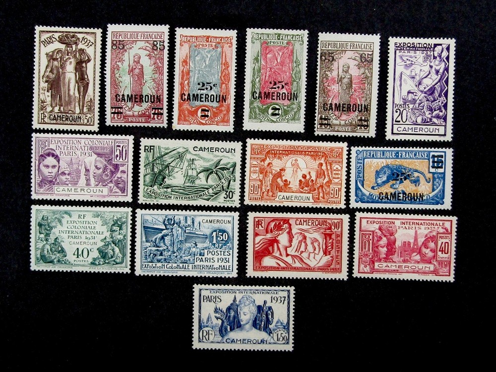 nystamps France Cameroun Stamp # 164//222 Mint OG H Y22y3416