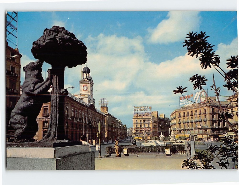 Postcard Puerta del Sol Madrid Spain