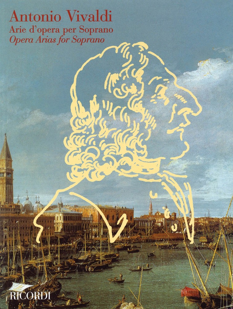 Antonio Vivaldi Opera Arias for Soprano Piano Vocal Sheet Music Ricordi Book