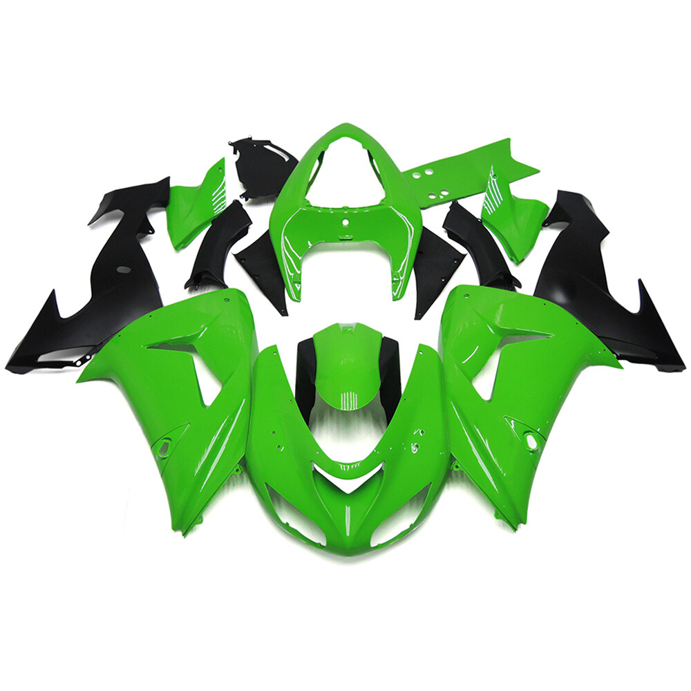 Green Black ABS Fairing Kit for Kawasaki Ninja ZX10R 2006 2007 ZX-10R Fairings