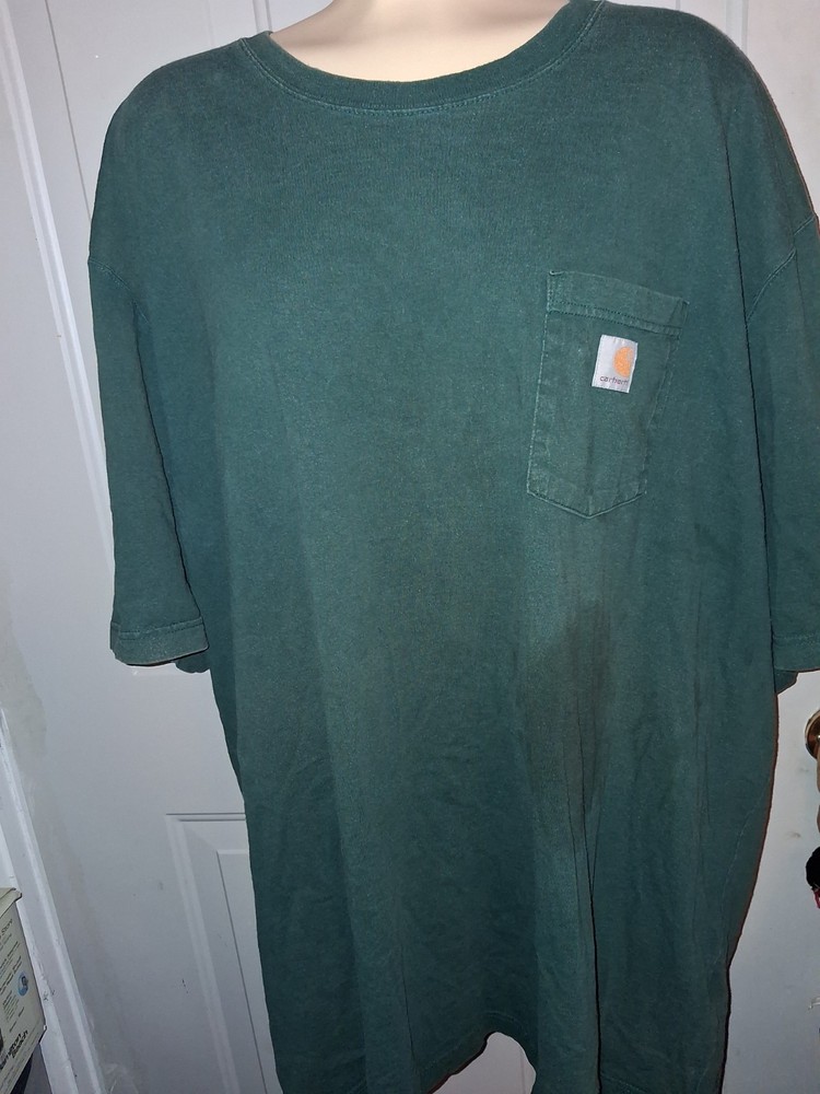 Carhartt K87-HTG Men's Short Sleeve T-shirt - Green