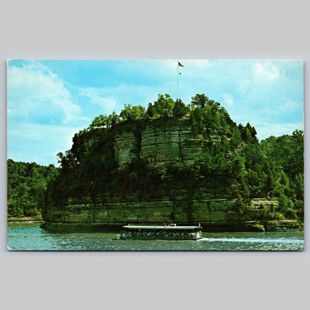 Postcard Starved Rock State Park Illinois Scenic View
