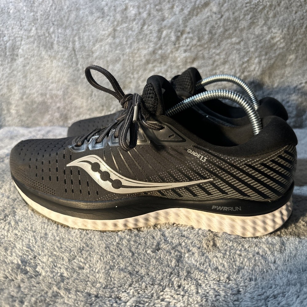 Saucony Guide 13 Men’s  Size 8.5 Black Shoes Sneakers Running S10548-40