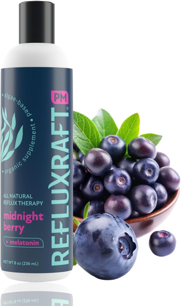 Acid Reflux Therapy PM with Organic Alginate & Melatonin, Rapid & Lasting Gerd-image