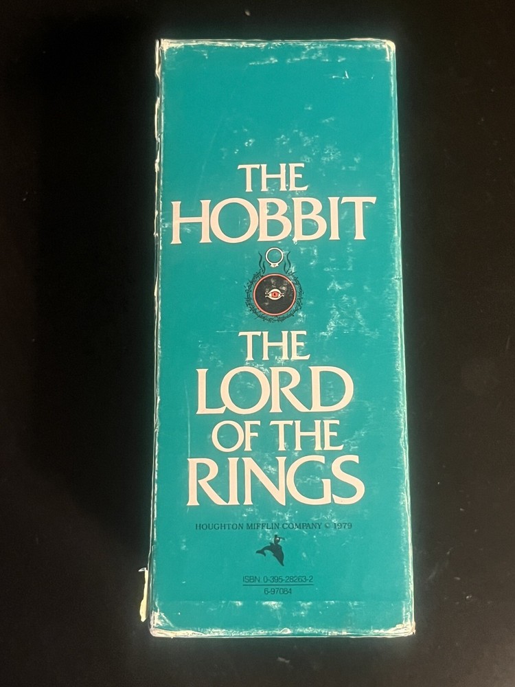 RARE BOX SET! The Hobbit, Lord Of The Rings By JRR Tolkien (1979) 4 GREAT SOFTCO