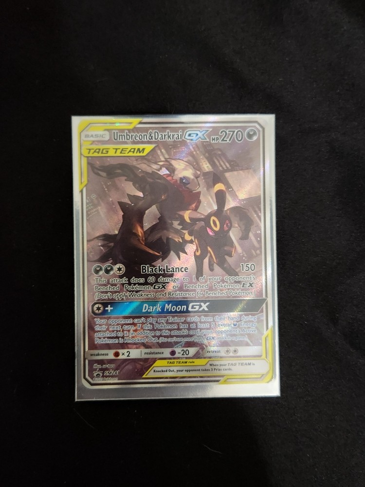Umbreon & Darkrai GX SM241 Sm Holo,pokemon upgraded and cool
