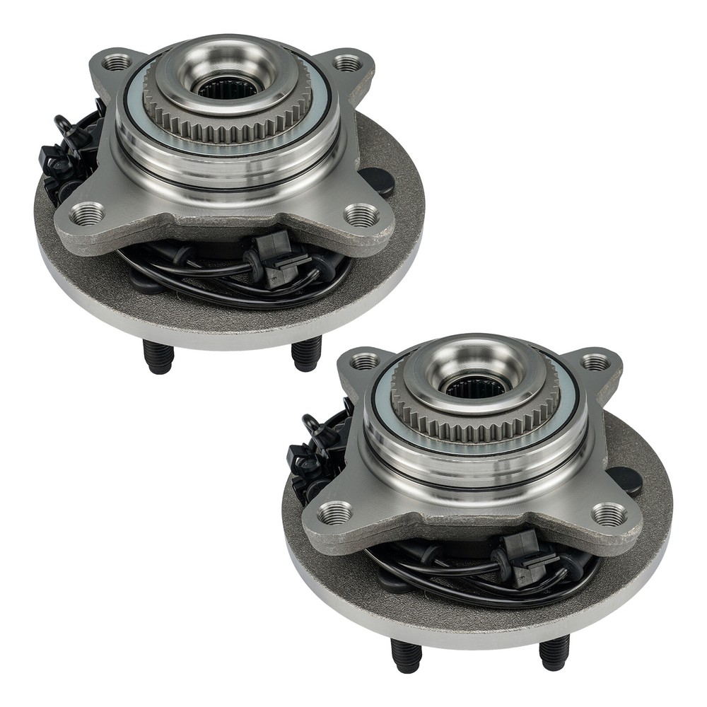 Ford Expedition Lincoln Navigator 4WD Front Wheel Hub Bearing Pair (2) 515043  