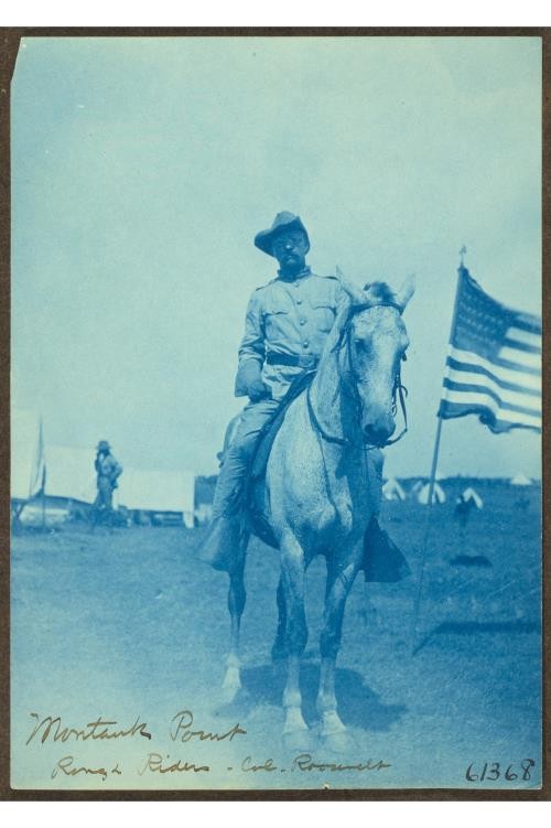 Montauk Point,Rough Rider,Colonel Theodore Roosevelt,Volunteery historic photo