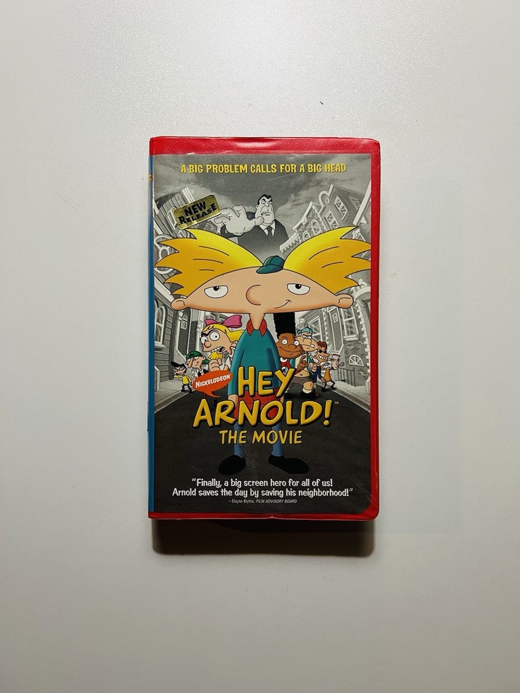 Hey Arnold The Movie VHS Video Tape 2002 Nickelodeon Clamshell Craig Bartlett