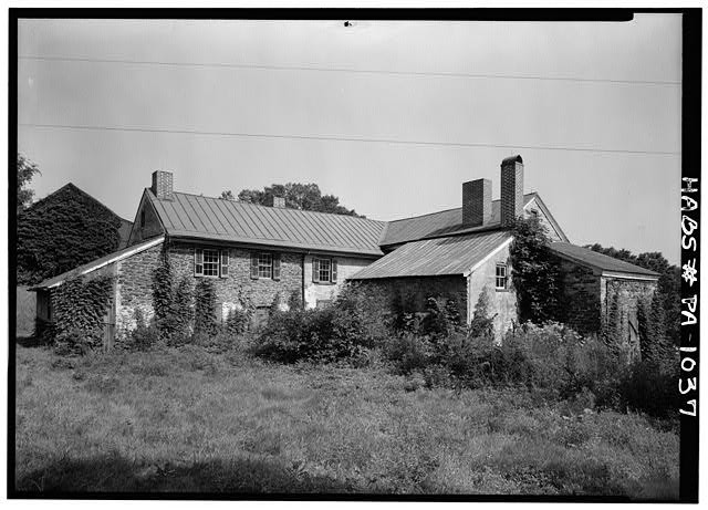 Photo:1900s Stone Farmhouse Historic American Buildings Survey