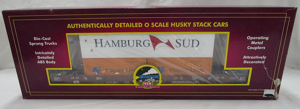 MTH 20-95060 O Gauge Coe Rail Husky Stack car #5417 LN
