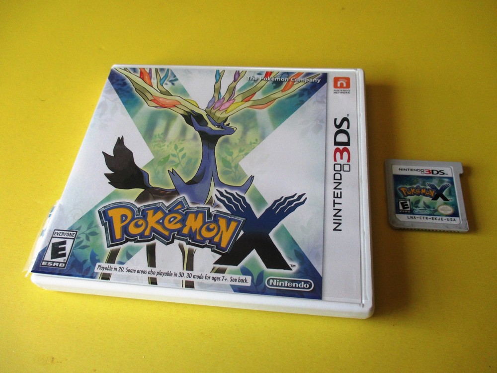 Pokemon X (Nintendo 3DS) XL 2DS Game w/Case (No Manual)