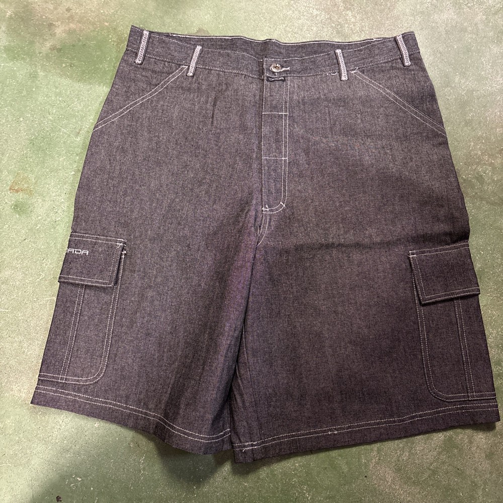 Damani Dada Denim Shorts Vintage Y2K Grunge HipHop Size 36
