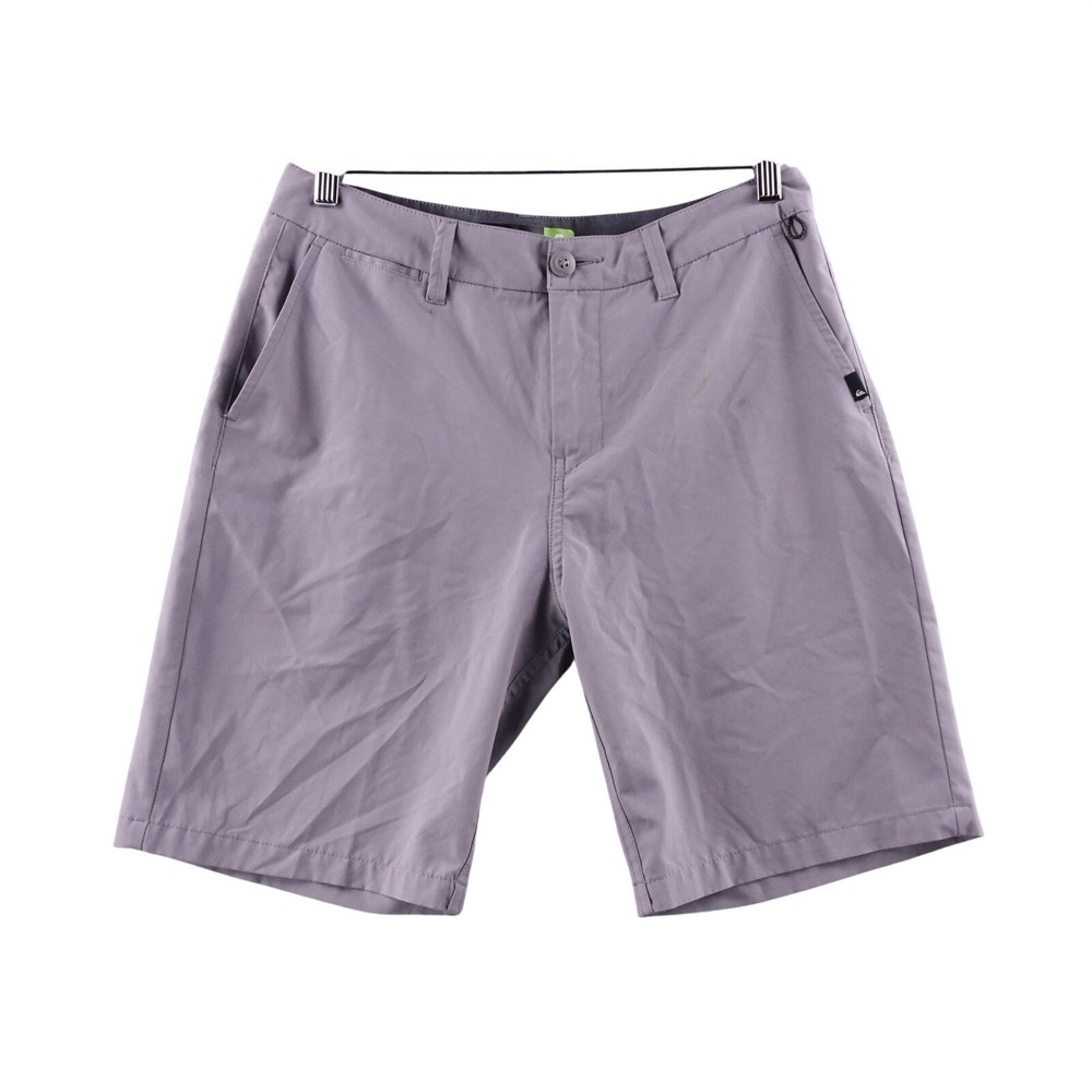 Quiksilver Amphibian Shorts Men's Size 30 Gray 4 Way Stretch Quick Dry Stretch