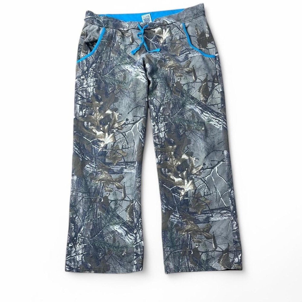 Vintage Y2K Real Tree Camo Trackpants Sweatpants Size XL