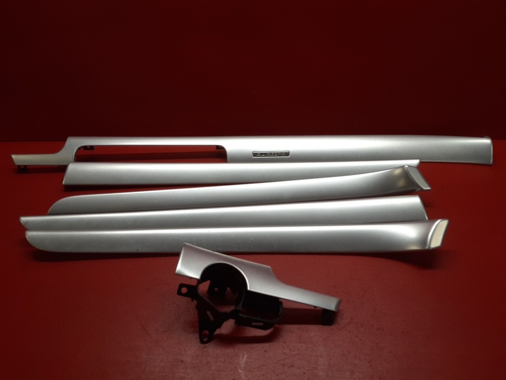 2005 2006 2007 2008 Audi A4 QUATTRO Interior Metallic Trim Strip Set TEXTURED