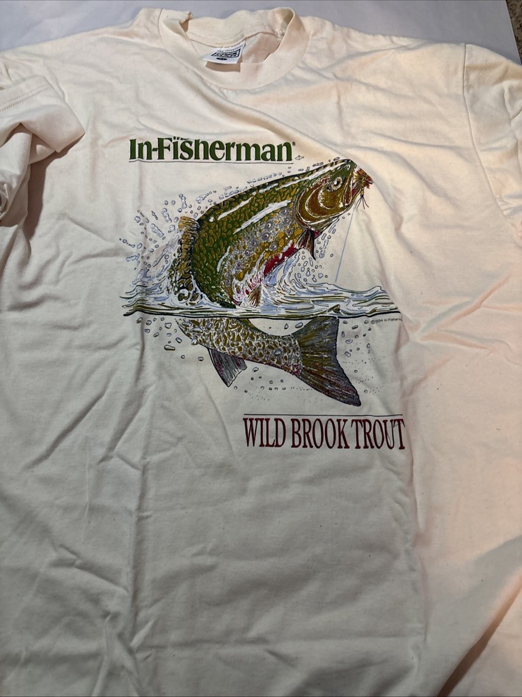 Vintage Bass Fishing T Shirt Nice Man Size XL