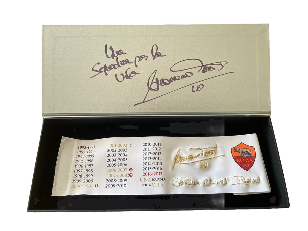 As Roma - Captain Francesco Totti Farewell Game with Dedication