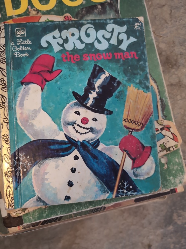 Frosty The Snowman A Little Golden Book 25th printing 1974 FREE US SHIPPING!