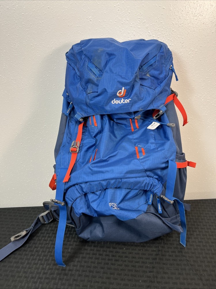 Deuter Fox 40 Backpack Youth Hiking Backpack 40L Blue Adjustable Camping Pack