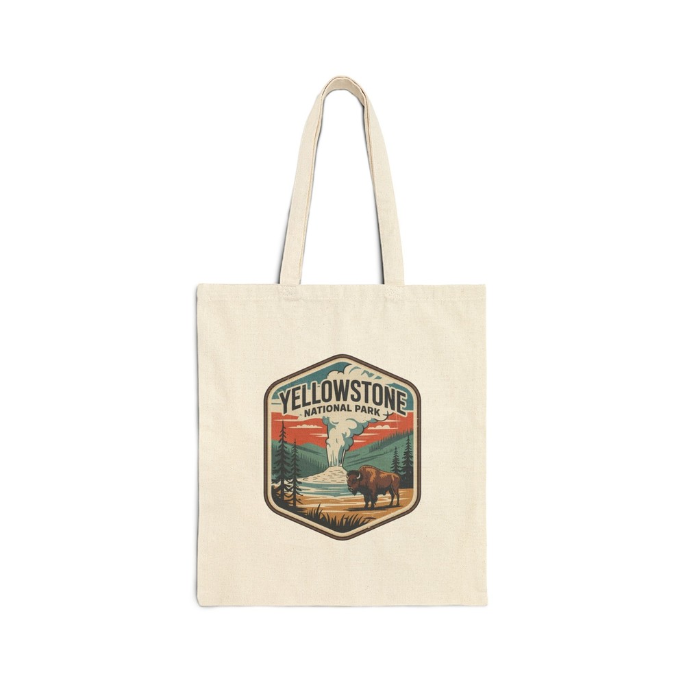 Yellowstone National Park Tote Bag, Nature Lovers, Great for Travel, Outdoors