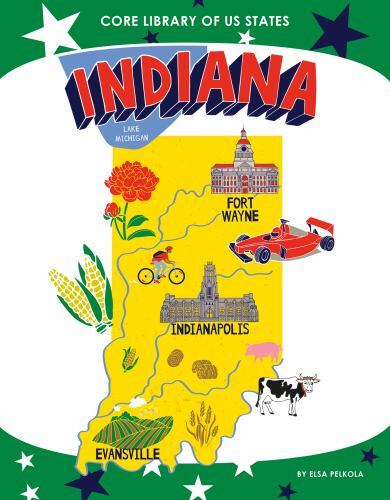 Indiana, Library by Pelkola, Elsa, Like New Used, Free shipping in the US