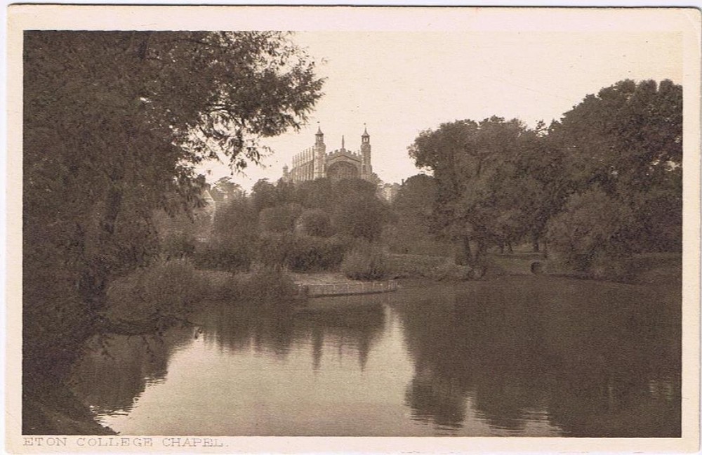 United Kingdom UK Postcard Windsor Eton College Chapel