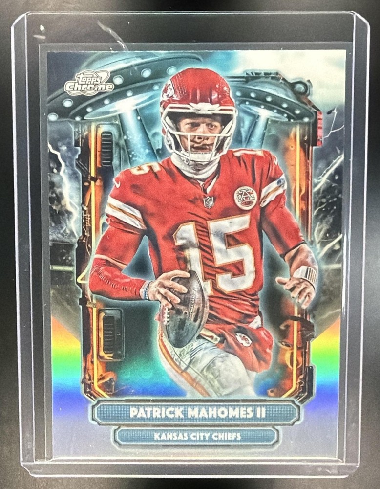 Patrick Mahomes II 2025 Topps Cosmic Chrome Football Extraterrestrial Talent