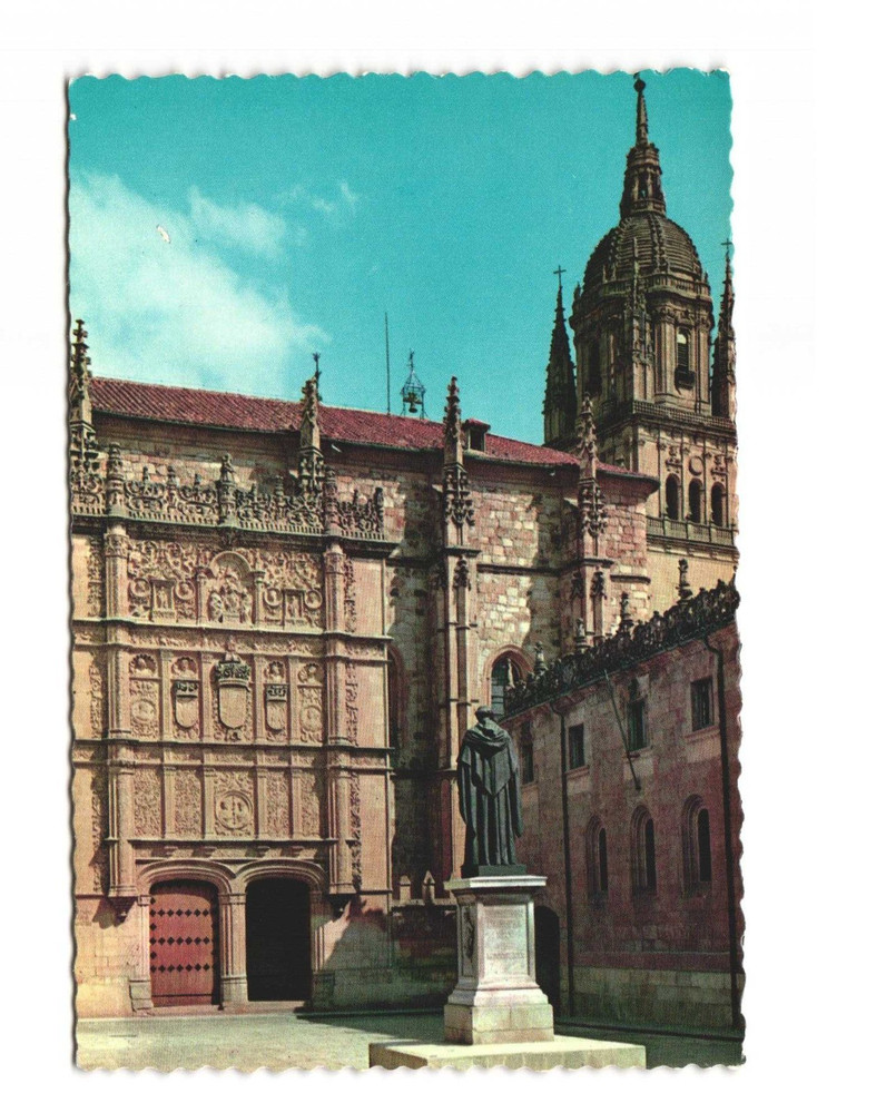 Salamanca Facade of the University postcard unposted