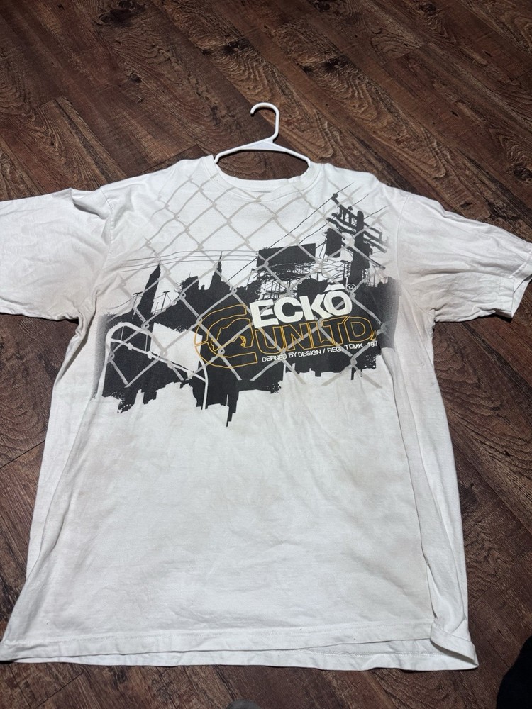 Ecko Unltd. Men's T-Shirt 2XL Y2K Streetwear