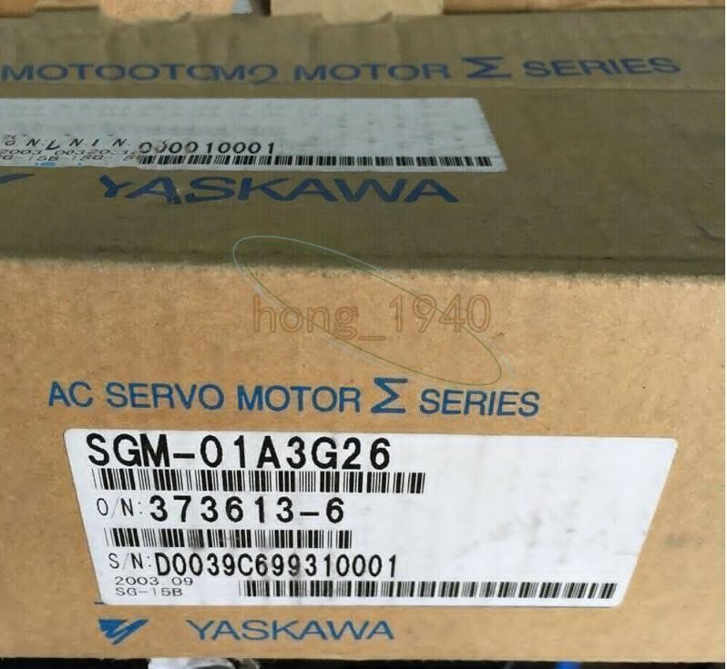 One New Yaskawa servo motor SGM-01A3G26