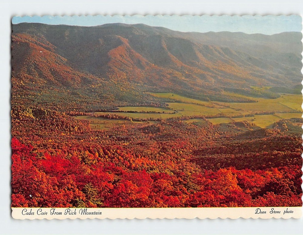 Postcard Cades Cove Great Smoky Mountains National Park Tennessee USA