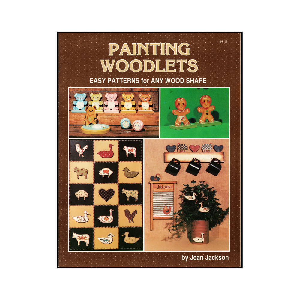 “Folk Art Painting Woodlets: Easy Patterns for any Wood Shape” by Jean Jackson