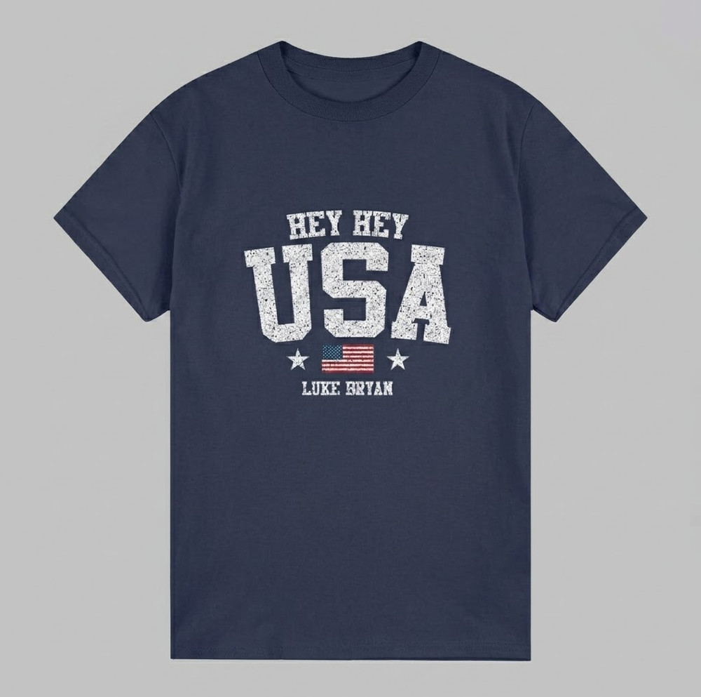 Luke Bryan Hey Hey USA T-Shirt Unisex All Sizes CB0163