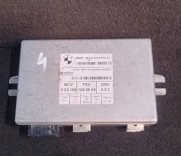 OEM BMW E70 X5 E71 X6 CONTROL UNIT EXTERIOR MIRROR CHAMBER CAMERA MODULE 9167213