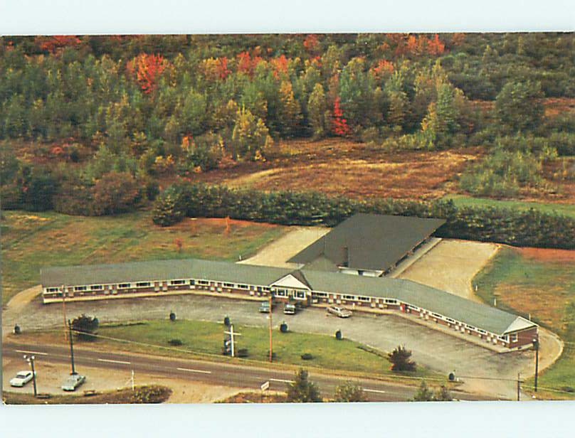 Unused Pre-1980 OLD CARS & LINNELL MOTEL Rumford Maine ME s3689
