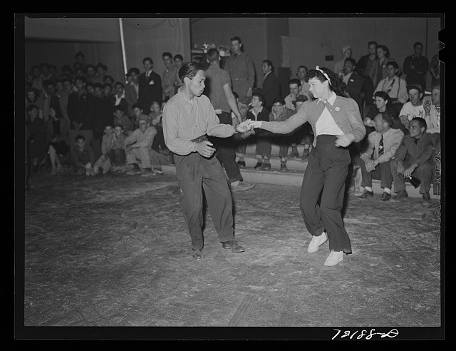 Photo:Yuma Arizona 1942 Jitterbug Contest FSA Farm Workers Community Dance