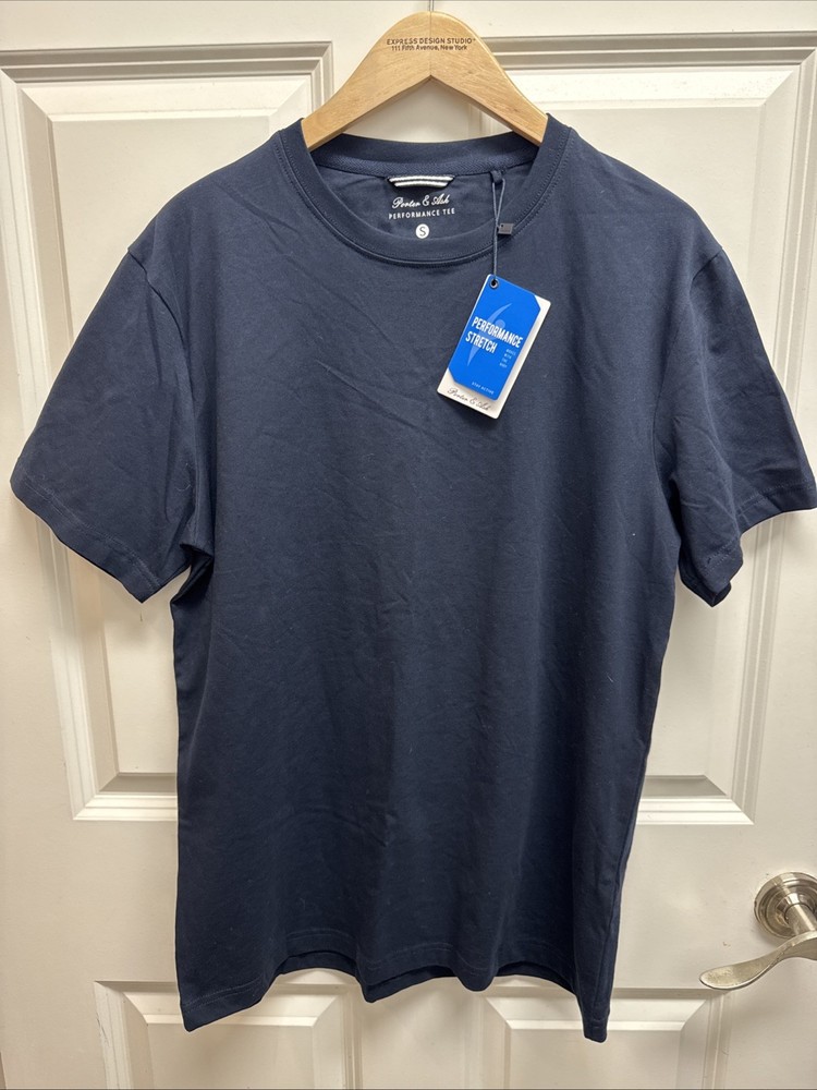 NEW Porter & Ash Men's Performance Tee  Crew Neck T-Shirt NWT Small