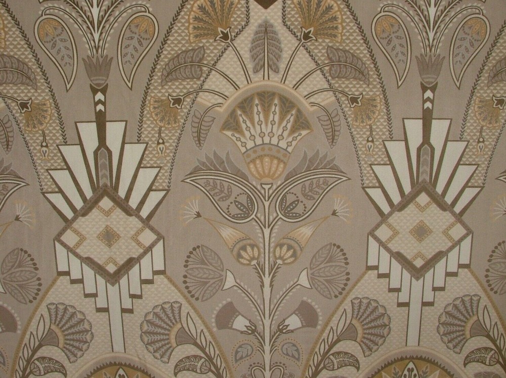 Art Deco Festival Opal Plush Velvet Fabric Curtain Upholstery Cushion