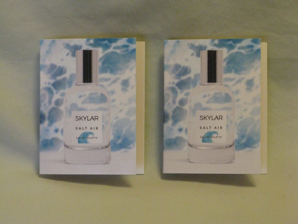 Skylar Salt Air EDT Perfume 2-Pack Sample Spray Vials New in Box  