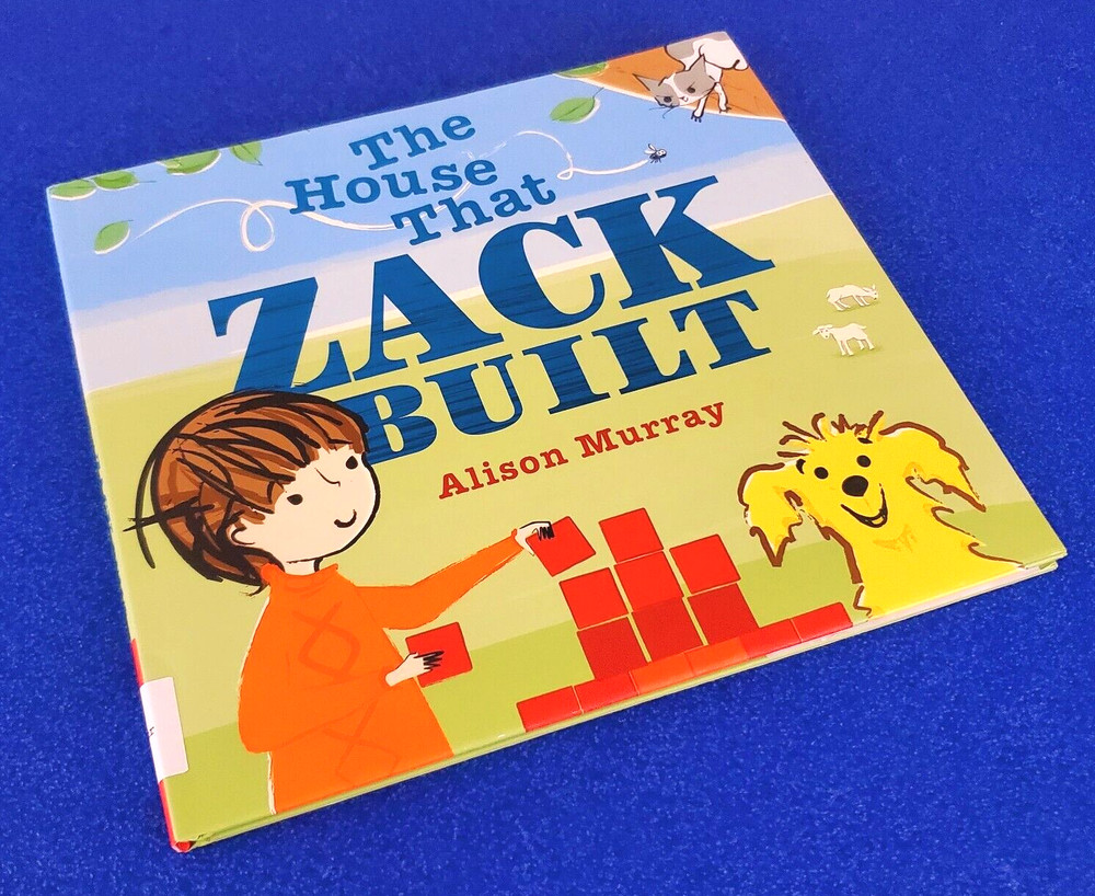 The House That Zack Built Hardcover Children's Book Free Shipping Story