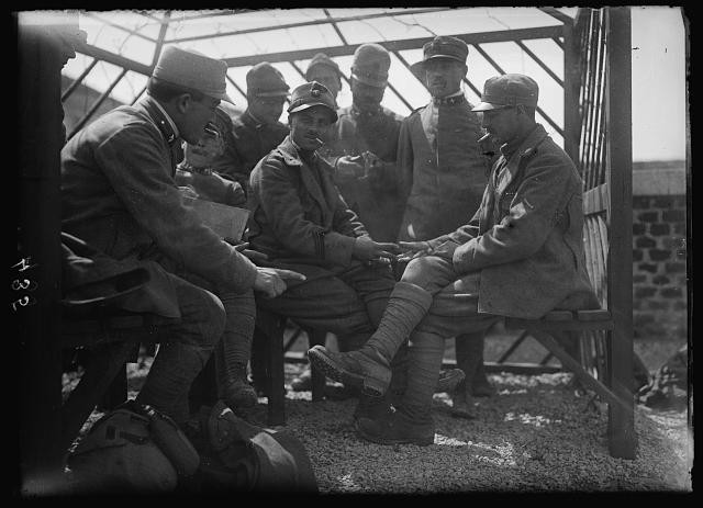 Photo:Italy American Red Cross Soldiers 1917-1920 Tent Scene