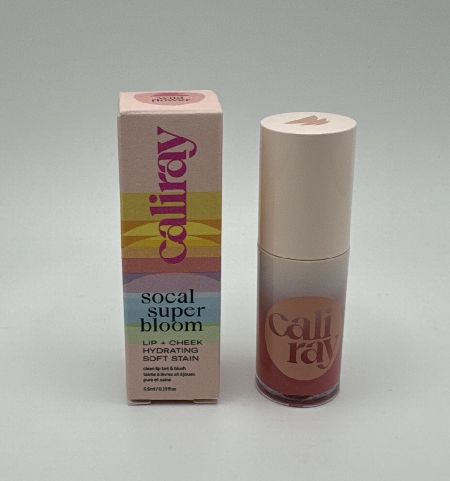 Caliray Socal Superbloom Lip + Cheek Tint Soft Stain Blush ~ WILD FLOWER ~