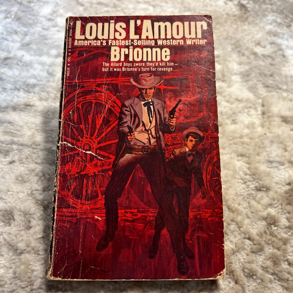 Brionne Western Paperback Book by Louis L'Amour from Bantam Books 1971